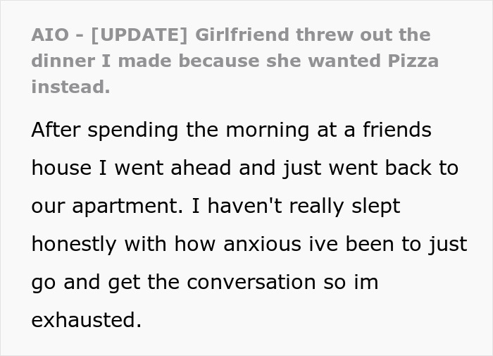 Man Cooks Food For GF But She Throws It Away, He Has Enough And Dumps Her