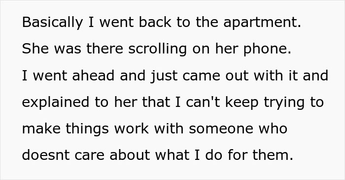 Man Cooks Food For GF But She Throws It Away, He Has Enough And Dumps Her