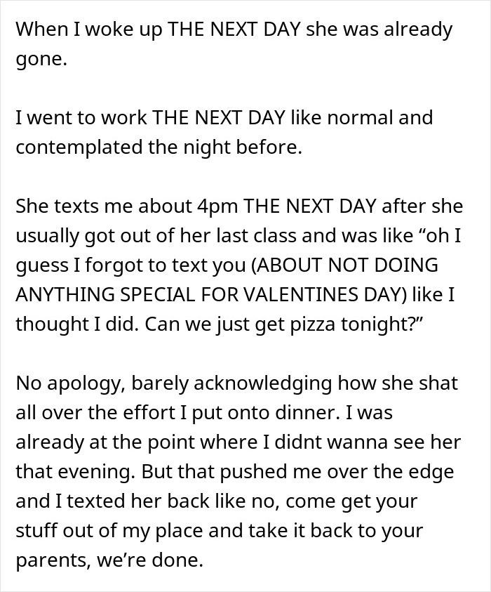 Man Cooks Food For GF But She Throws It Away, He Has Enough And Dumps Her