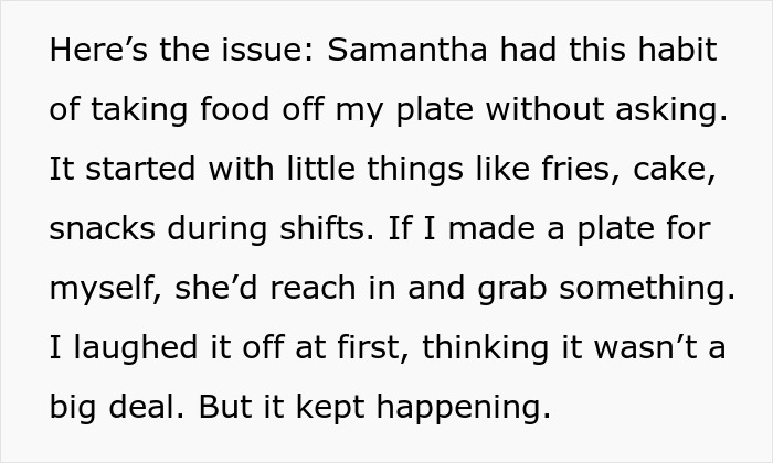 Woman Reaches Breaking Point After Coworker Grabs Food From Her Birthday Brunch Plate