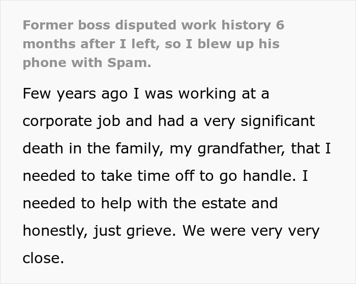 Boss Goes Out Of His Way To Make Life Difficult For Grieving Employee, Gets Deserved Karma