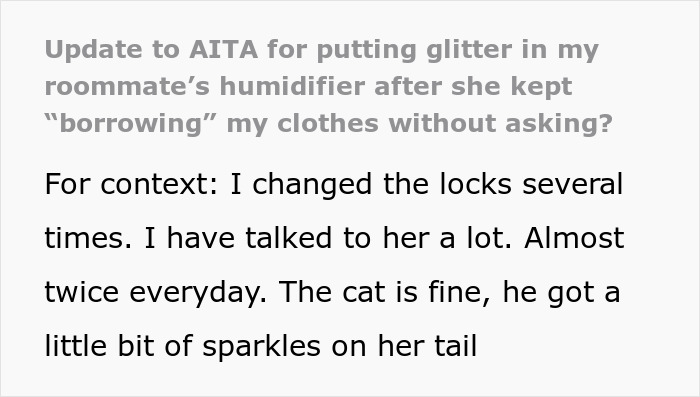 Roommate Steals Woman&#8217;s Stuff, So She Turns The Apartment Into A Sparkly Trap
