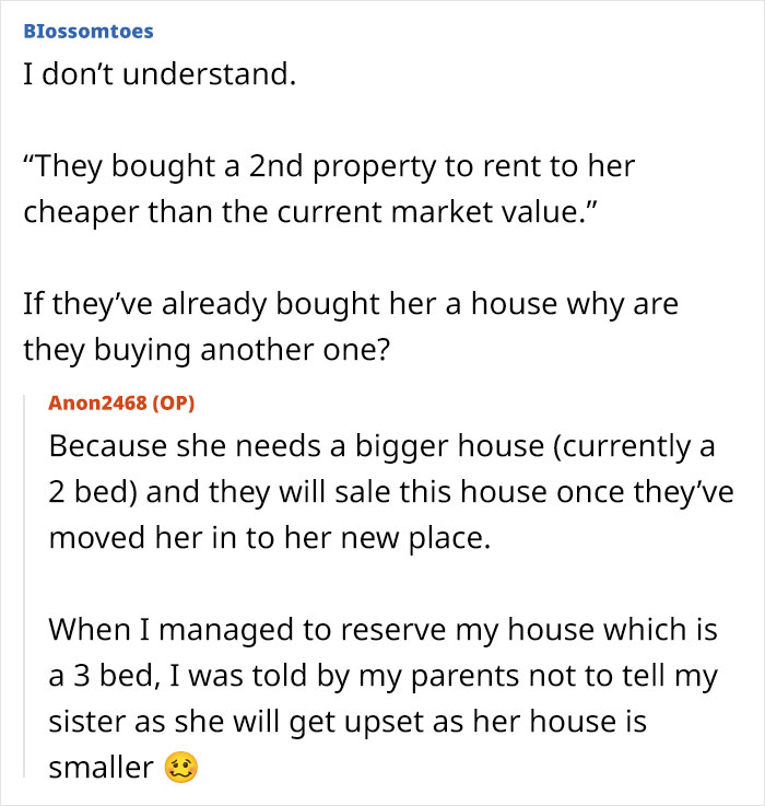 “You’re Greedy And Disgusting”: Parents Slam Daughter For Questioning Their £160K Gift For Sister