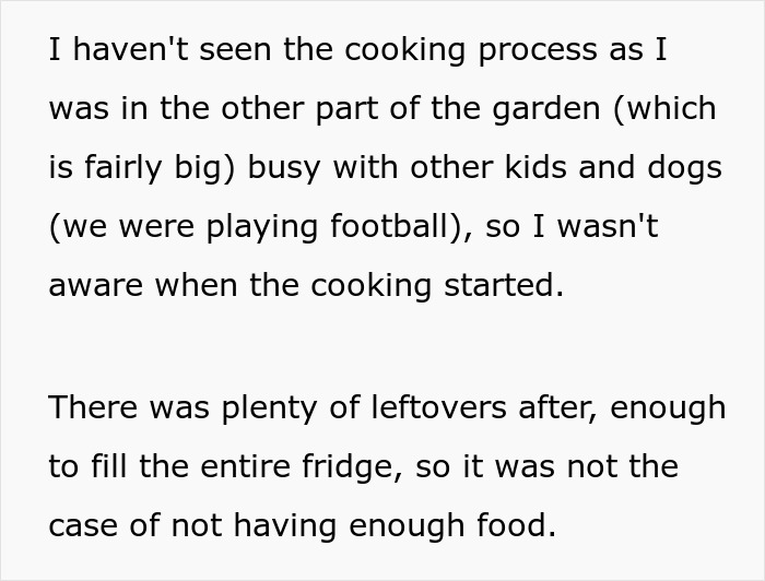 Woman With Dietary Needs Brings Food, In-Laws Eat It All, Call Her Names