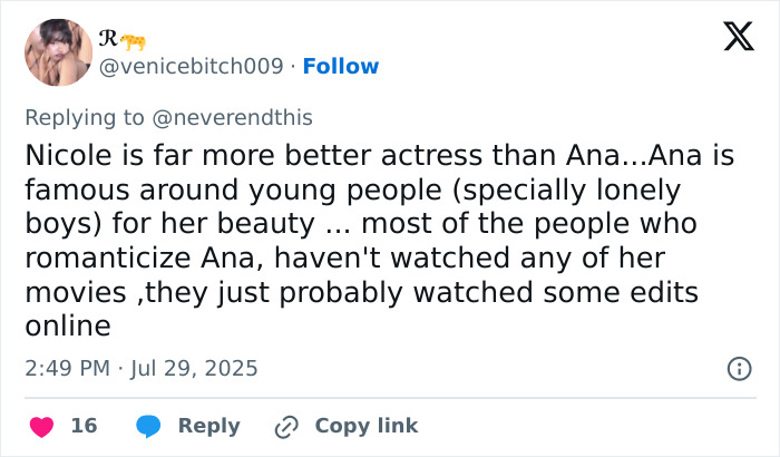 ‘Spiteful’: Ana De Armas Draws Criticism For Shady Nicole Kidman Post Like