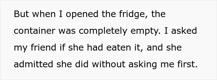 Woman Loses Homemade Pasta To Friend’s Sticky Fingers, Gets A Mini Fridge To Keep Goodies Safe