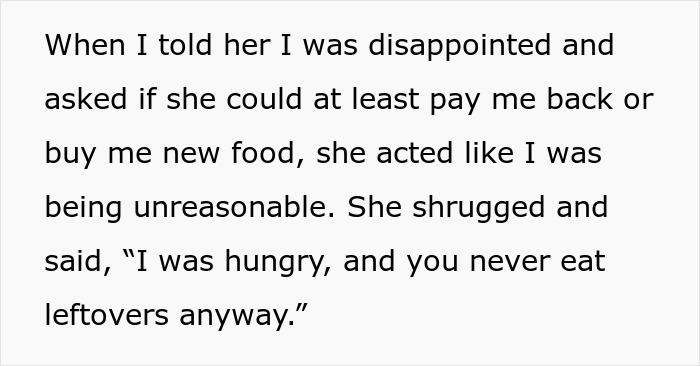 Woman Loses Homemade Pasta To Friend’s Sticky Fingers, Gets A Mini Fridge To Keep Goodies Safe