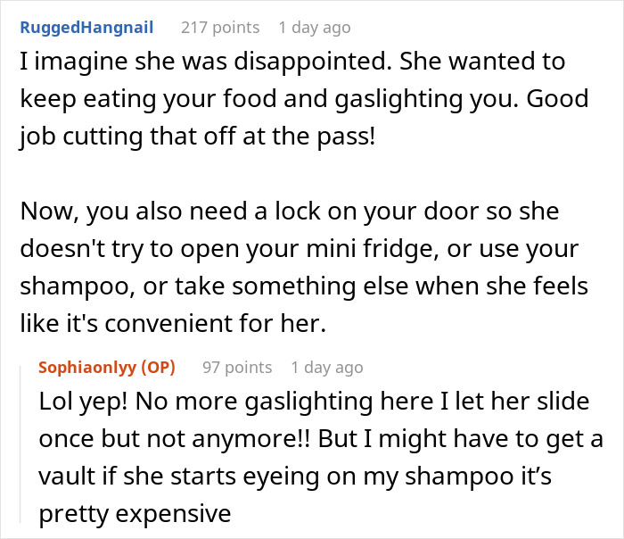 Woman Loses Homemade Pasta To Friend’s Sticky Fingers, Gets A Mini Fridge To Keep Goodies Safe