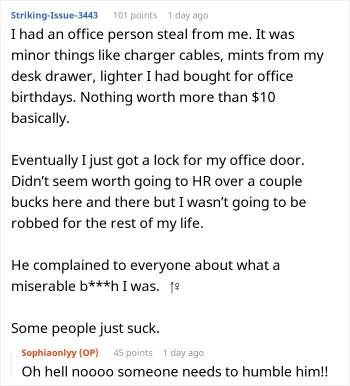 Woman Loses Homemade Pasta To Friend’s Sticky Fingers, Gets A Mini Fridge To Keep Goodies Safe