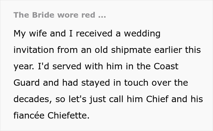 Bride Outsmarts Her Attention-Seeking Mom Who Wears A White Dress By Picking Red For Her Gown