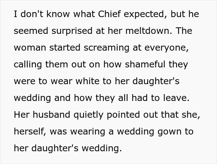 Bride Outsmarts Her Attention-Seeking Mom Who Wears A White Dress By Picking Red For Her Gown