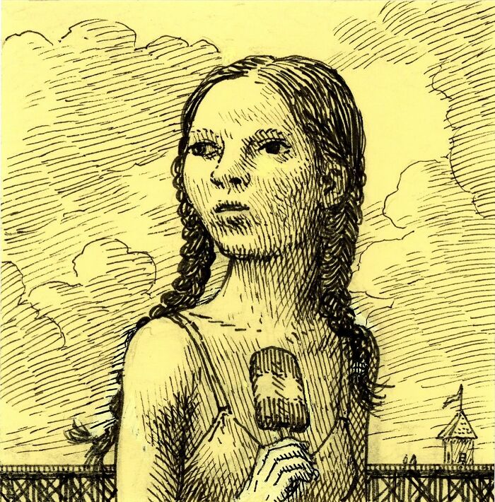 35 Post-It Note Drawings That Are Way Too Good For An Office Desk