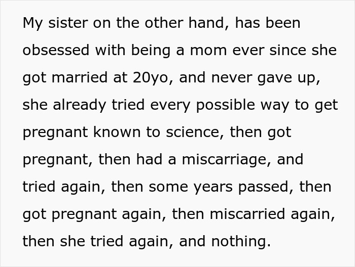 Baby-Mad Woman Can’t Conceive, Burns Through 2 Marriages, Has Meltdown When Sis Suggests She Adopt