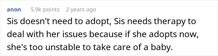 Baby-Mad Woman Can’t Conceive, Burns Through 2 Marriages, Has Meltdown When Sis Suggests She Adopt