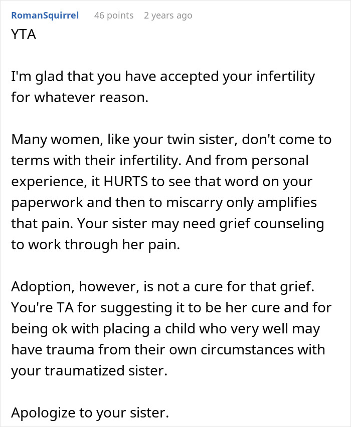 Baby-Mad Woman Can’t Conceive, Burns Through 2 Marriages, Has Meltdown When Sis Suggests She Adopt