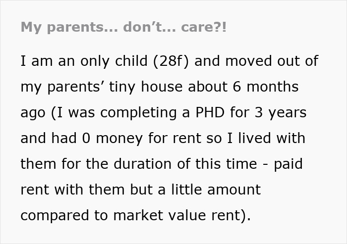 &#8220;Outstayed Your Welcome&#8221;: People Give 28 Y.O. A Reality Check When She Can&#8217;t Leave Parents Alone