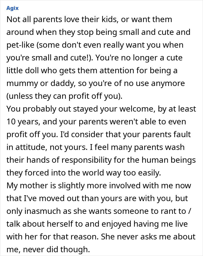 &#8220;Outstayed Your Welcome&#8221;: People Give 28 Y.O. A Reality Check When She Can&#8217;t Leave Parents Alone