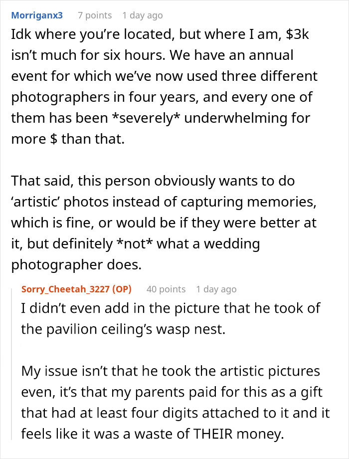 Wedding Photographer Charges $3K, Delivers Shots That Leave The Internet In Disbelief