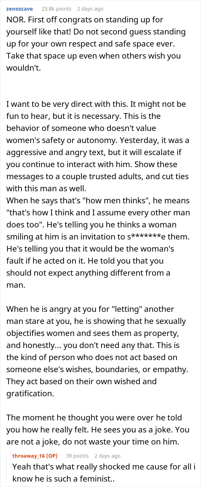 Jealous BF Berates GF For Being Nice To A Stranger, She Dumps Him And His Apologies Don’t Work