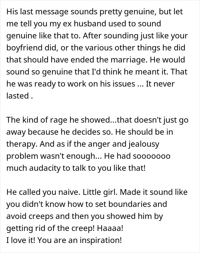 Jealous BF Berates GF For Being Nice To A Stranger, She Dumps Him And His Apologies Don’t Work