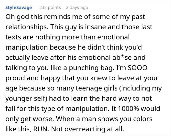 Jealous BF Berates GF For Being Nice To A Stranger, She Dumps Him And His Apologies Don’t Work