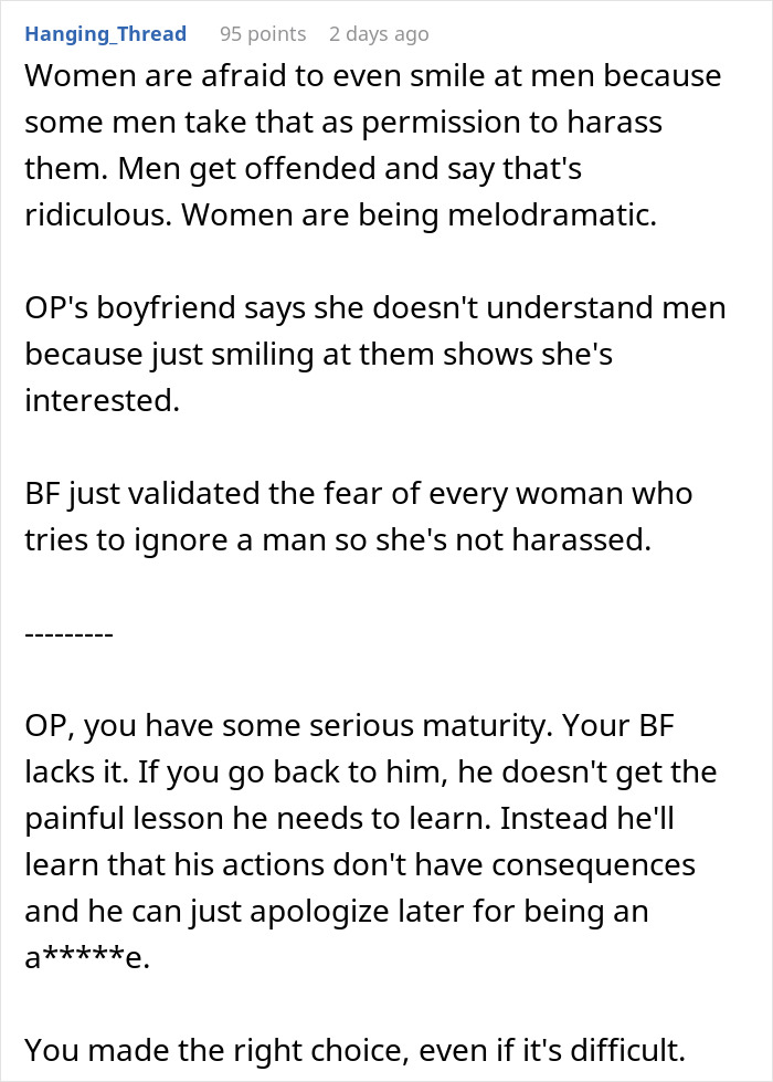 Jealous BF Berates GF For Being Nice To A Stranger, She Dumps Him And His Apologies Don’t Work