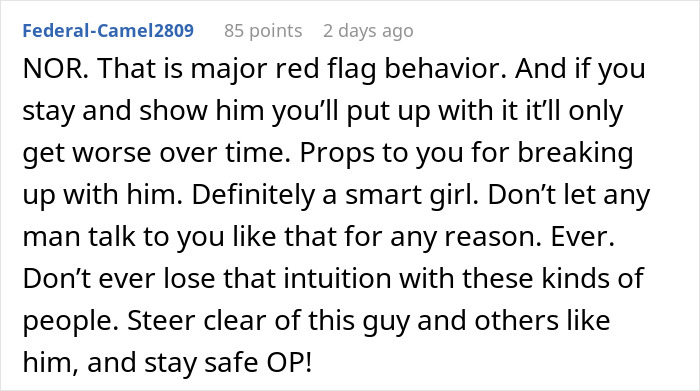 Jealous BF Berates GF For Being Nice To A Stranger, She Dumps Him And His Apologies Don’t Work