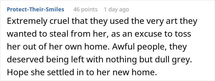 Landlord Evicts Tenant So They Can Steal Her Art, Has No Idea What’s Coming