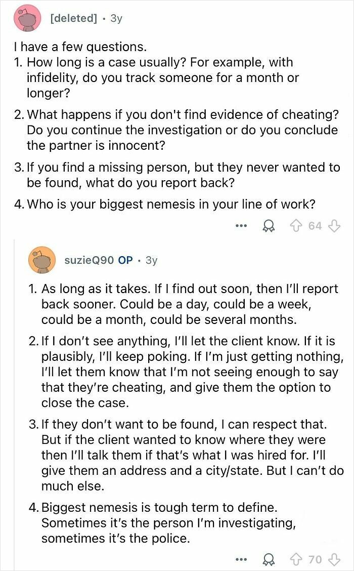 77 Answers From Private Investigators That Give A Real Glimpse Into Their Profession