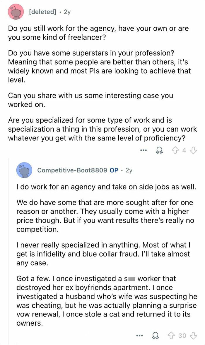 77 Answers From Private Investigators That Give A Real Glimpse Into Their Profession