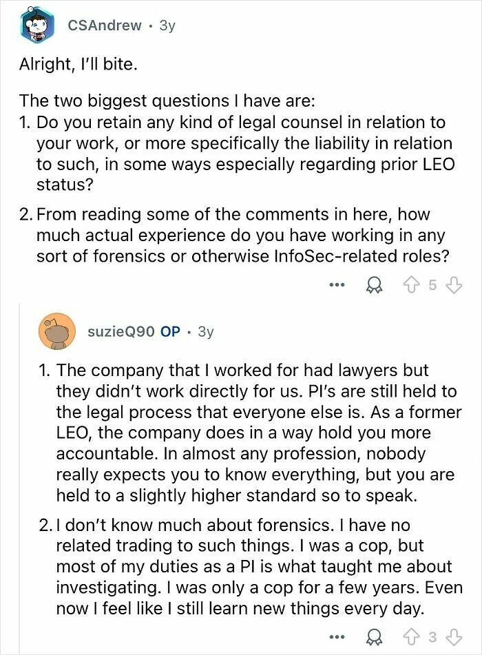 77 Answers From Private Investigators That Give A Real Glimpse Into Their Profession