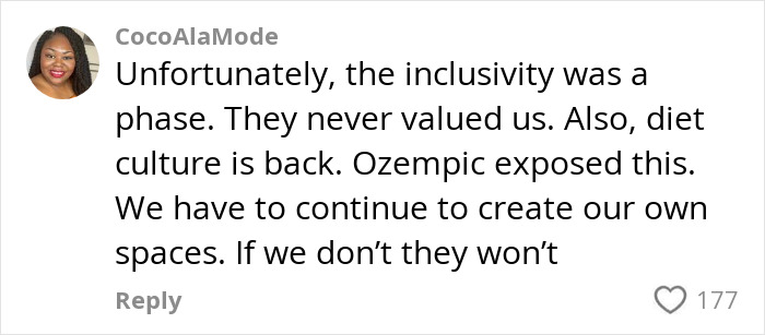 Plus-Sized Models Facing Extinction As Ozempic Trend Sweeps Fashion Industry