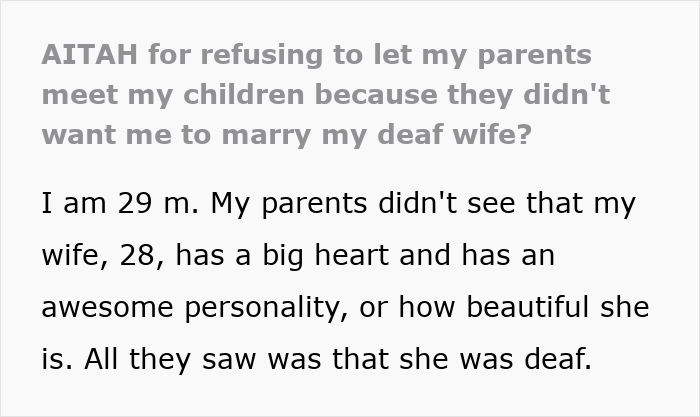 Man Defends His Wife And Cuts Off His Parents, Is Confused When She Suggests Reconnecting