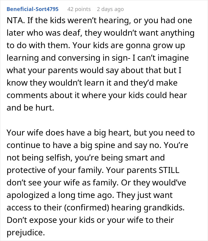 Man Defends His Wife And Cuts Off His Parents, Is Confused When She Suggests Reconnecting