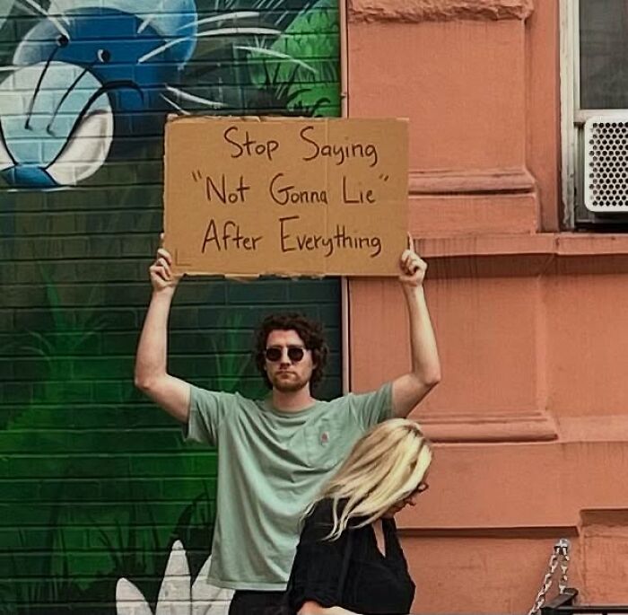 58 Times “Dude With The Sign” Wrote Down What Everyone Is Thinking But Not Saying Out Loud (New Pics)