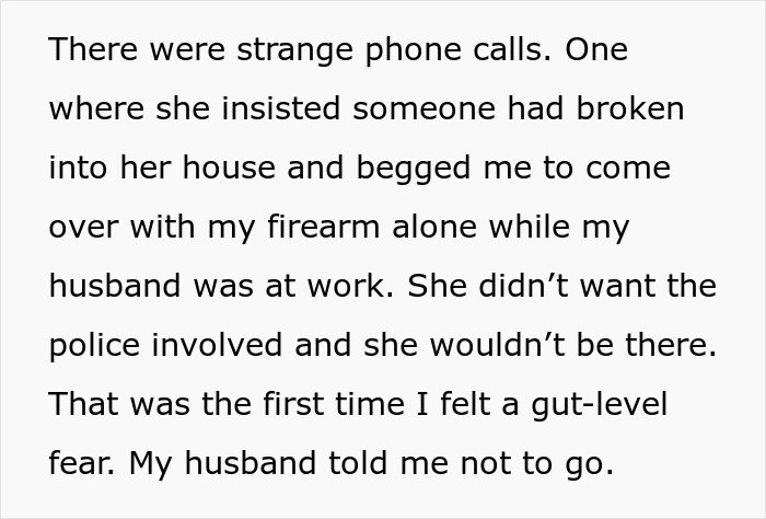 Woman Is Convinced MIL Was Poisoning Her, Ends Contact But Fears Pregnancy Might Change Everything