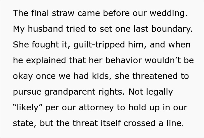 Woman Is Convinced MIL Was Poisoning Her, Ends Contact But Fears Pregnancy Might Change Everything