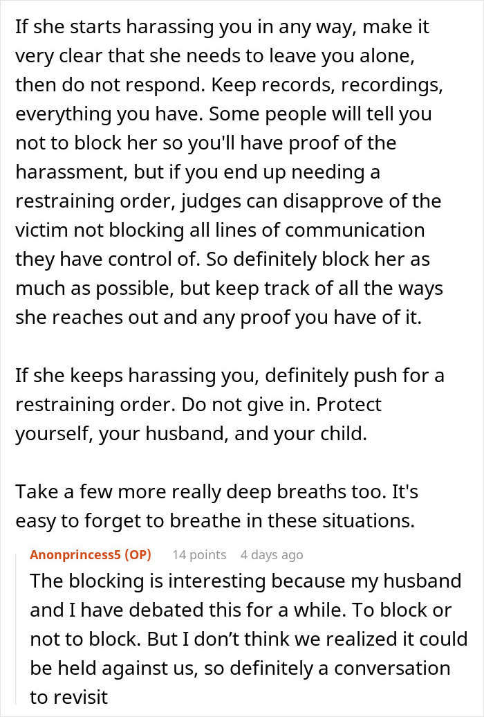 Woman Is Convinced MIL Was Poisoning Her, Ends Contact But Fears Pregnancy Might Change Everything