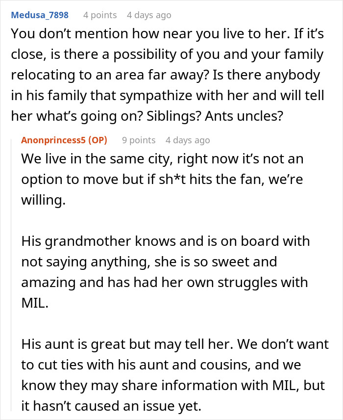 Woman Is Convinced MIL Was Poisoning Her, Ends Contact But Fears Pregnancy Might Change Everything