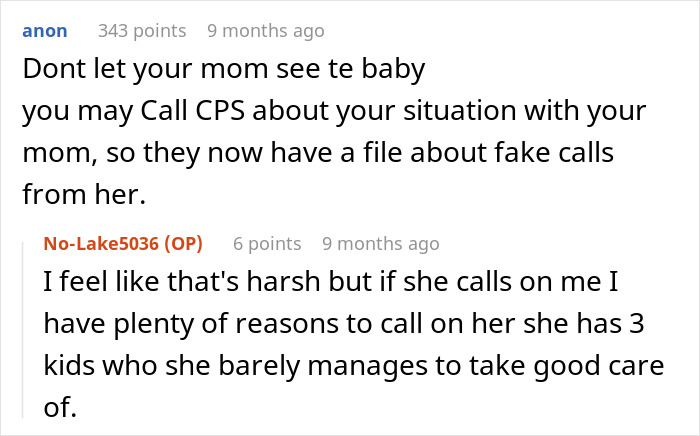 Mom Stuns Son And His Wife By Threatening A CPS Report When The Baby Hasn’t Even Arrived