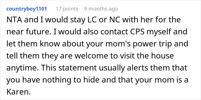 Mom Stuns Son And His Wife By Threatening A CPS Report When The Baby Hasn’t Even Arrived