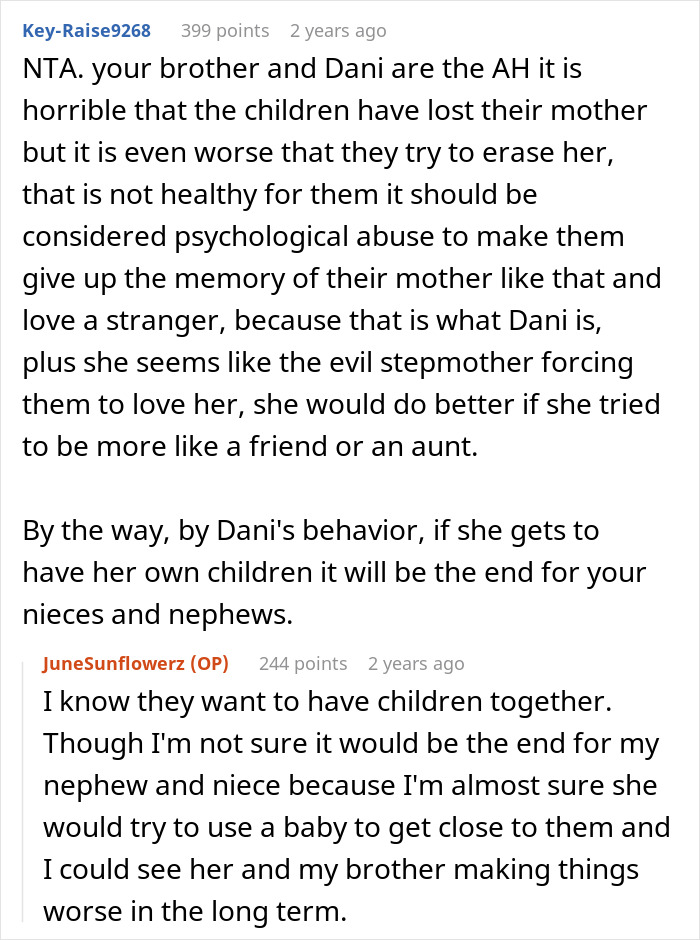 New Wife Demands Kids And Husband&#8217;s Family ‘Erase’ His Late Wife, SIL Tells Her Off Immediately