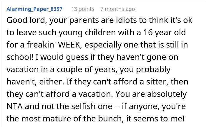 “That’s A Full-Time Job”: Teen Refuses To Babysit Step-Siblings For A Week, Parents Have A Meltdown