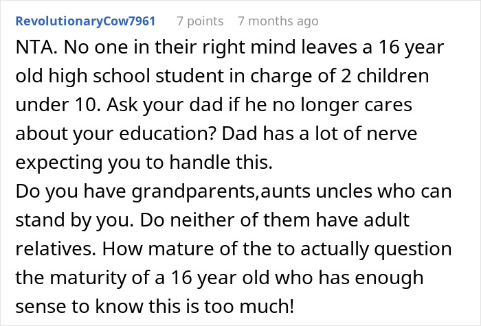 “That’s A Full-Time Job”: Teen Refuses To Babysit Step-Siblings For A Week, Parents Have A Meltdown