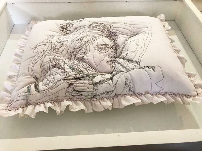 17 Beautiful Pillow Artworks By Maryam Ashkanian Inspired By The Quiet Moments Of Sleep