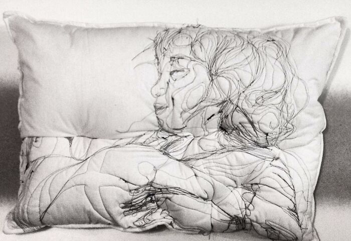 17 Beautiful Pillow Artworks By Maryam Ashkanian Inspired By The Quiet Moments Of Sleep