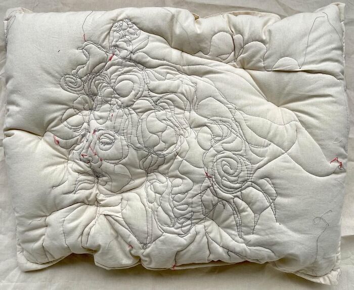 17 Beautiful Pillow Artworks By Maryam Ashkanian Inspired By The Quiet Moments Of Sleep