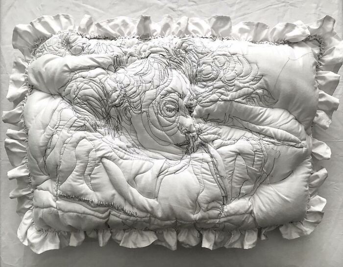 17 Beautiful Pillow Artworks By Maryam Ashkanian Inspired By The Quiet Moments Of Sleep
