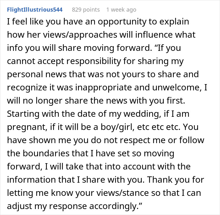 Bride Cuts Mom Off From Key Wedding Plans After She Turns Proposal Into A Mass Family Update