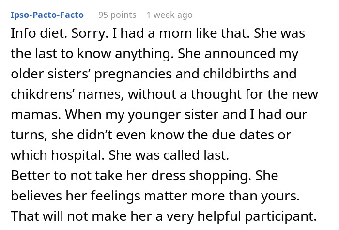 Bride Cuts Mom Off From Key Wedding Plans After She Turns Proposal Into A Mass Family Update